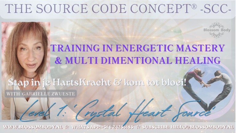 The Source Code Concept® TRAINING IN ENERGETIC MASTERY & MULTI DIMENTIONAL HEALING- Level 1