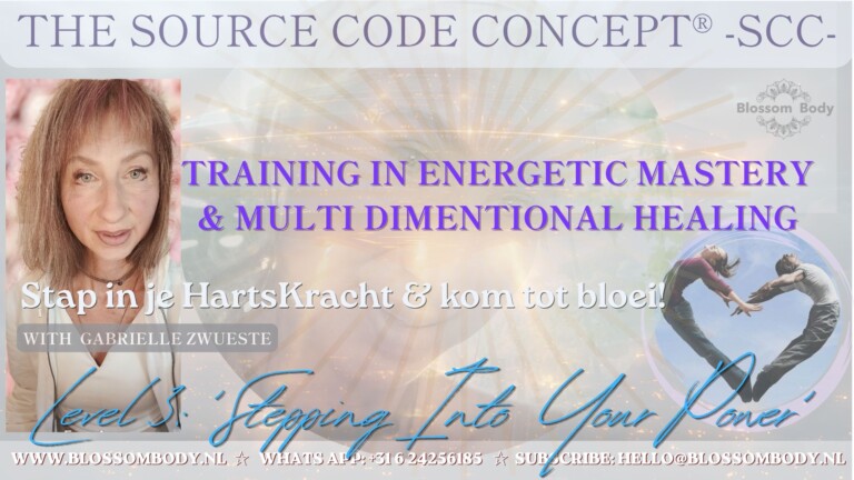 The Source Code Concept® TRAINING IN ENERGETIC MASTERY & MULTI DIMENTIONAL HEALING- Level 3